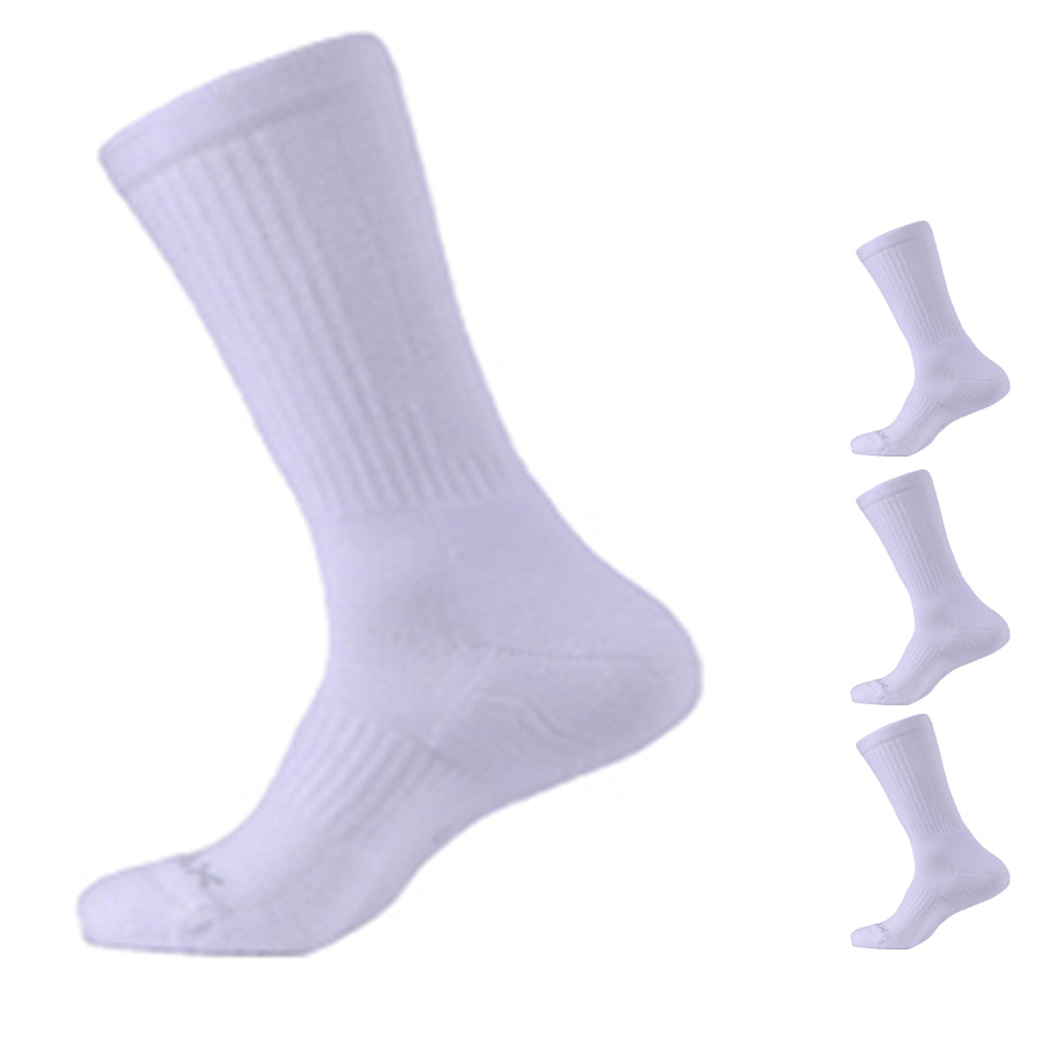 SOLAX 3 pairs Men's Crew Sports Socks