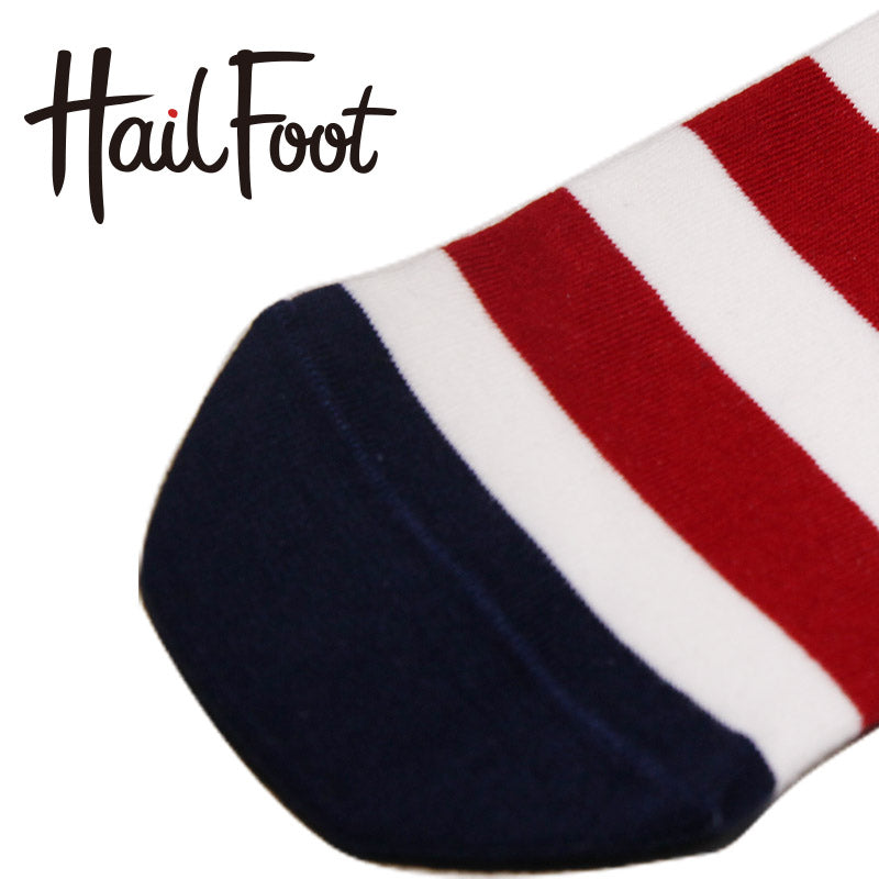 Hailfoot Striped Great Wall Men's  Trendy Socks