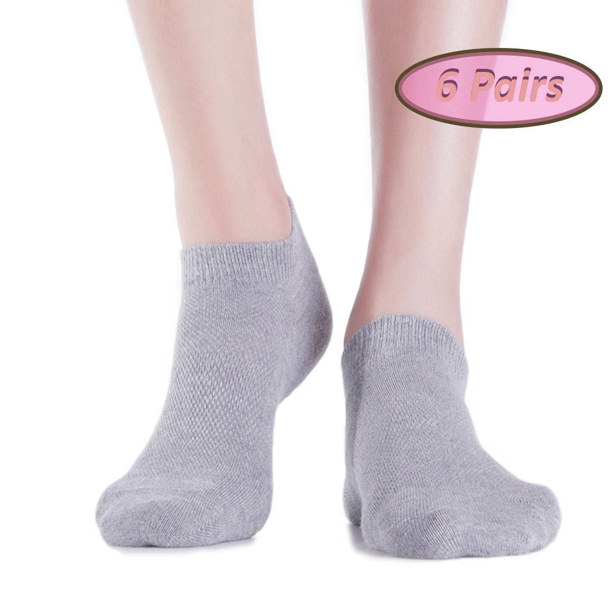 SOLAX 6 pairs summer Invisible socks