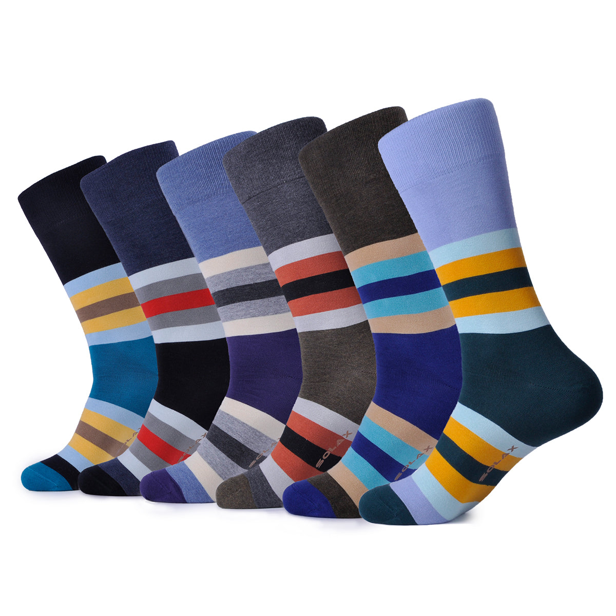 SOLAX 3 pairs Men's Friday Dress Socks