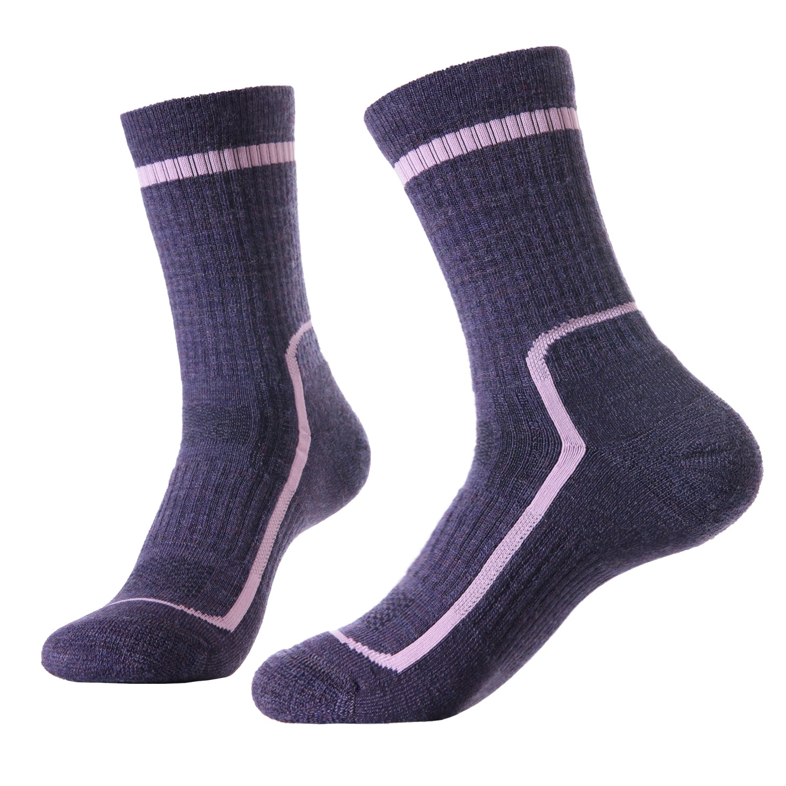 SOLAX 3 pairs Women's Merino wool Crew socks
