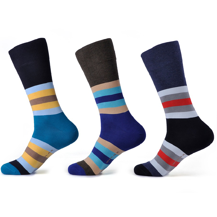 SOLAX 3 pairs Men's Friday Dress Socks