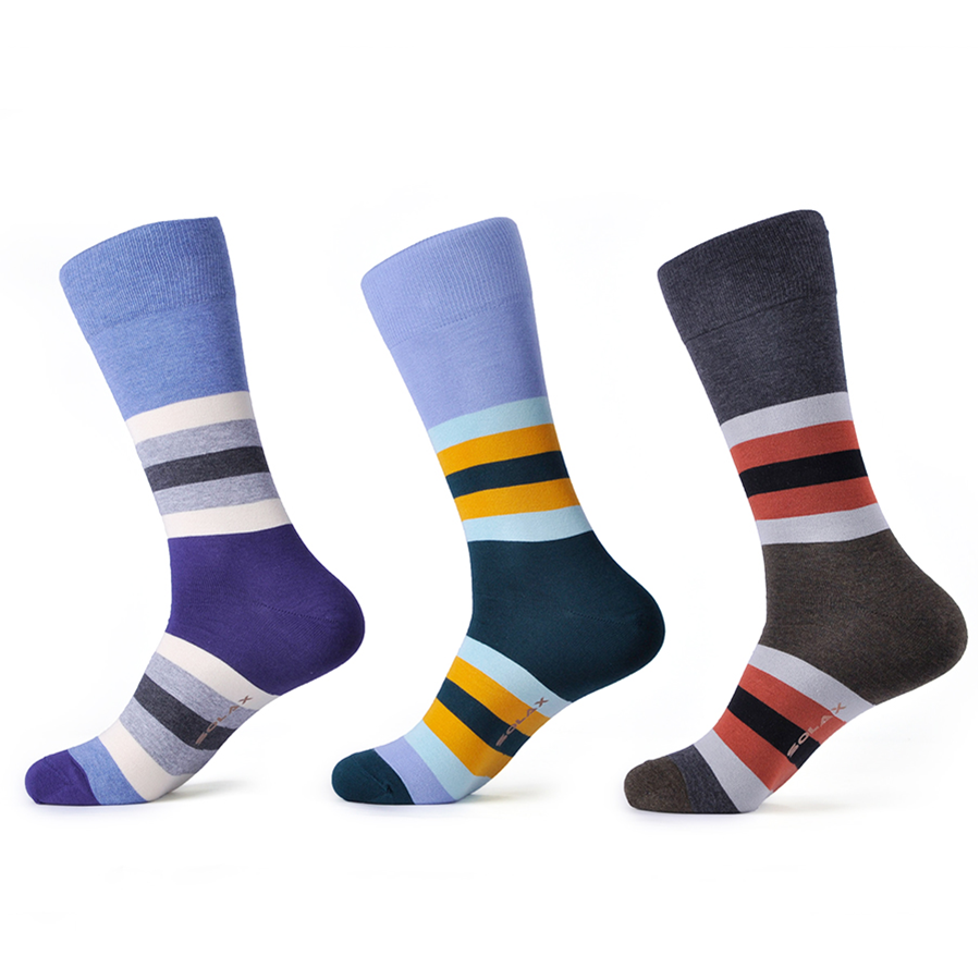 SOLAX 3 pairs Men's Friday Dress Socks