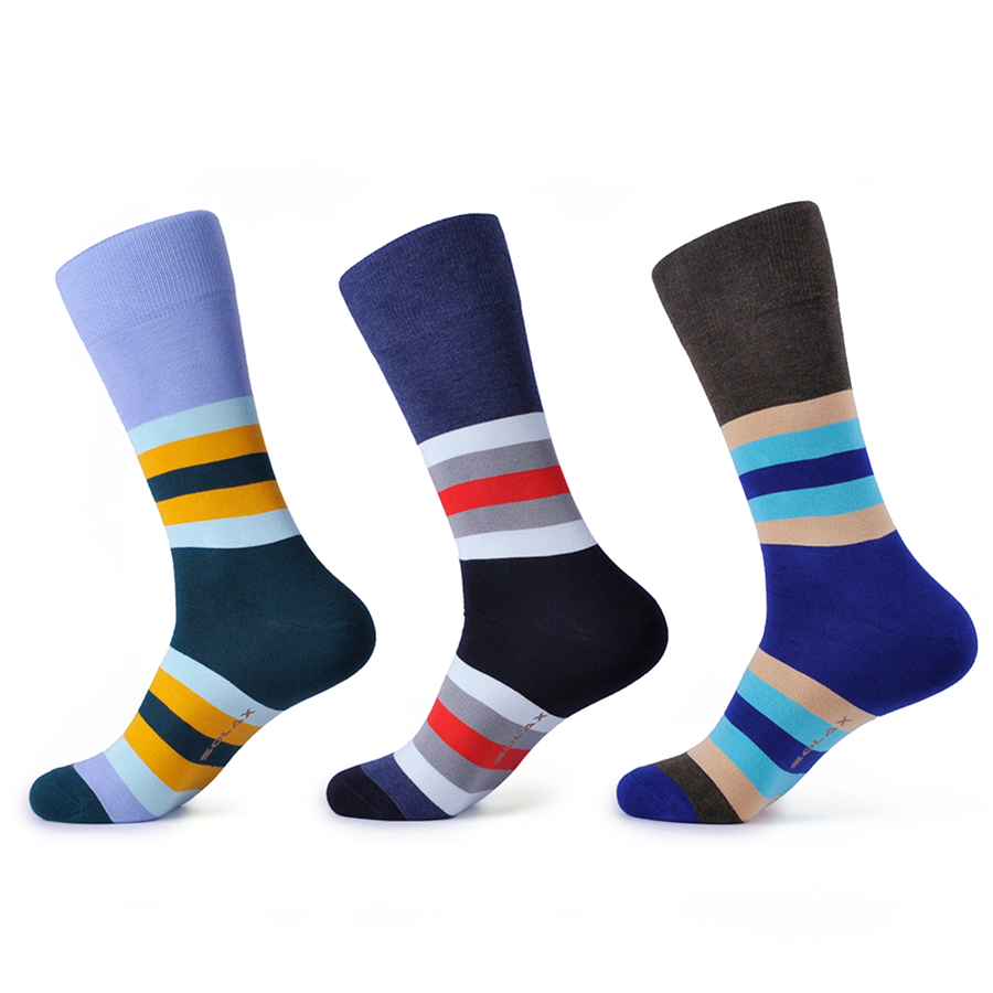 SOLAX 3 pairs Men's Friday Dress Socks