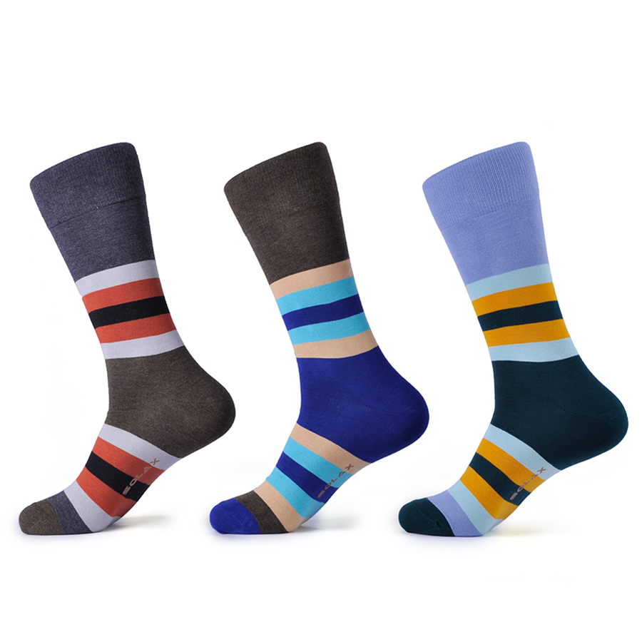 SOLAX 3 pairs Men's Friday Dress Socks