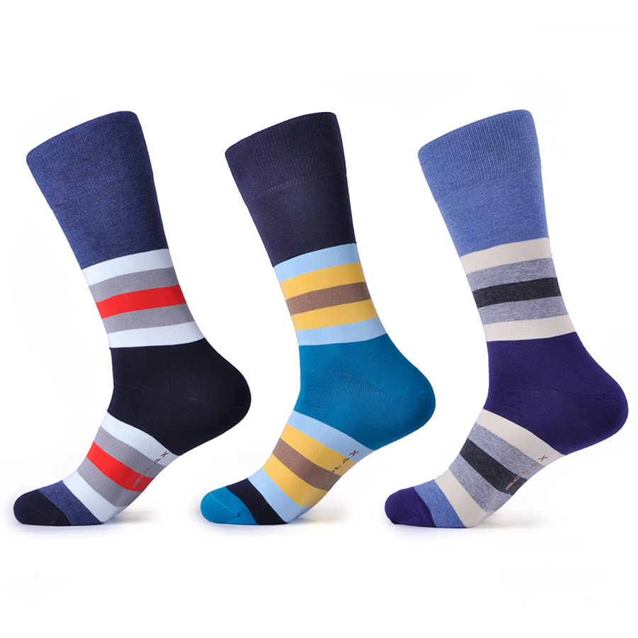 SOLAX 3 pairs Men's Friday Dress Socks